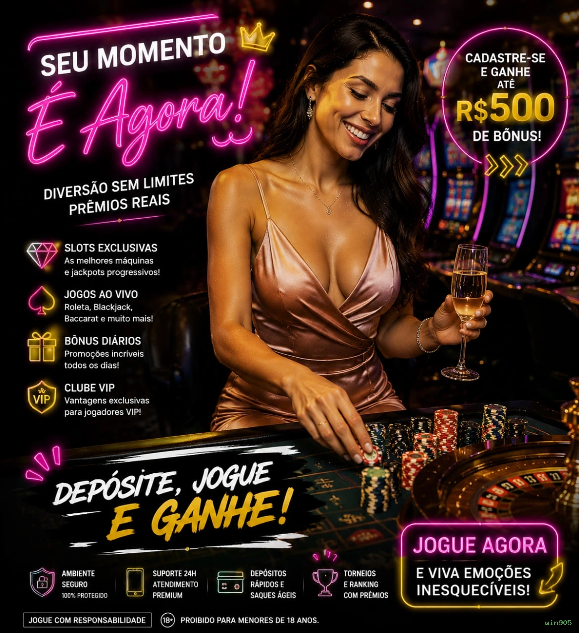 Plataforma completa da win905 com todos os jogos